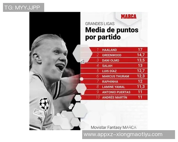 本赛季五大联赛最佳球员次数统计：帕斯凯恩哈兰德并列第一